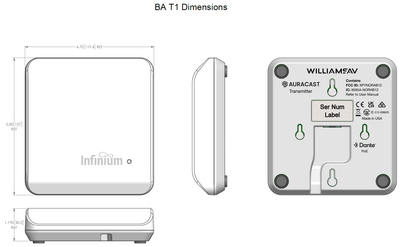 Williams Sound BA-T1 sender