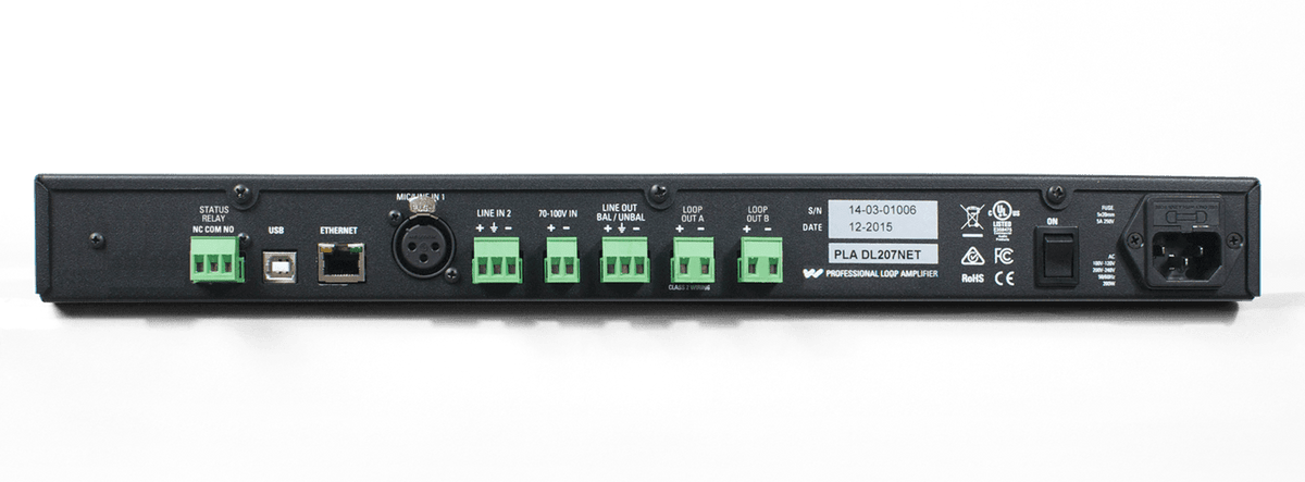 Williams Sound DL207-NET hørselsslynge hvit