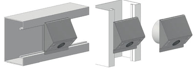 Neutrik WLXSBL-2ES veggplate