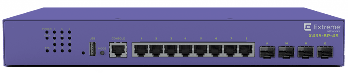Extreme Networks X435-8P-4S switch (X435-8P-4S)