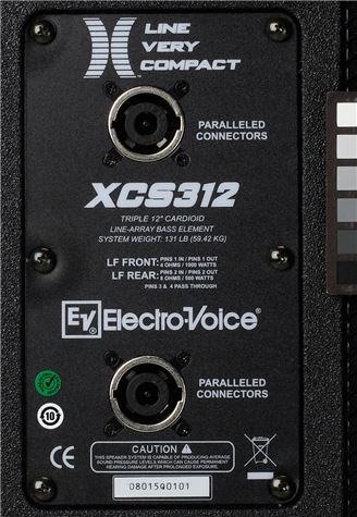 Electro-Voice XCS312 subwoofer
